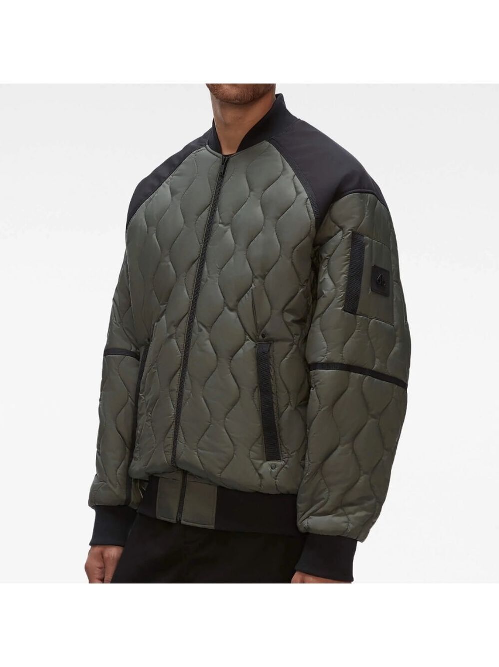 NEW Moose Knuckles XL Flushing Bomber Quilted Jacket Coat
